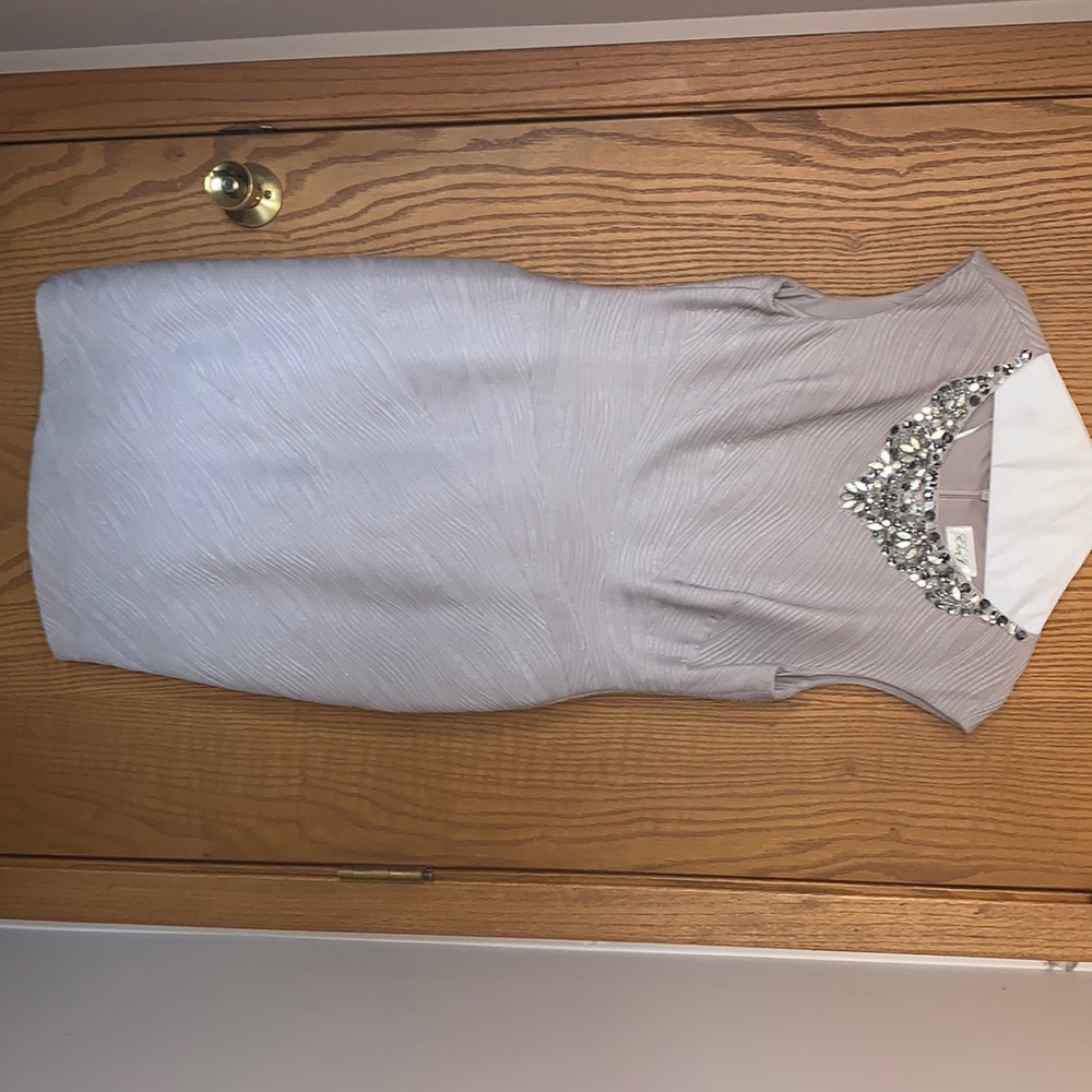 Eliza J Women Dress in Cream/Tan